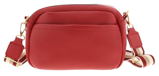 Womens Stylish Crossbody Bag Brooke Multi Compartments Zip Fastening red - Image 1