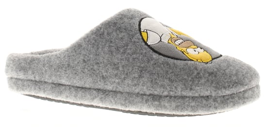The Simpsons Mens Slippers Homer Beer Novelty Mule grey - Image 5