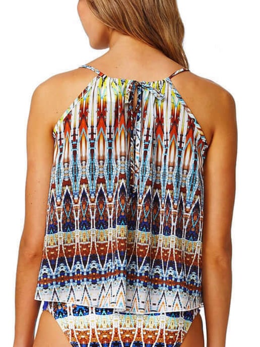 Musica Chiffon Top Blue - Image 2