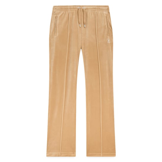Juicy Couture Tina velour track pant with diamante branding - Image 4