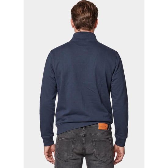 Bos Bright Blue Supply & co. half zip sweater heren aarav halfzip sweat sco26312aa07/4001 - Image 4
