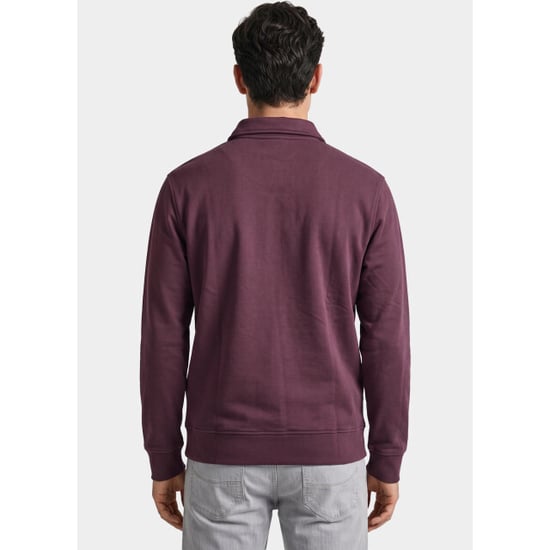 Bos Bright Blue Supply & co. half zip sweater heren aarav halfzip sweat sco26312aa07/6002 - Image 5