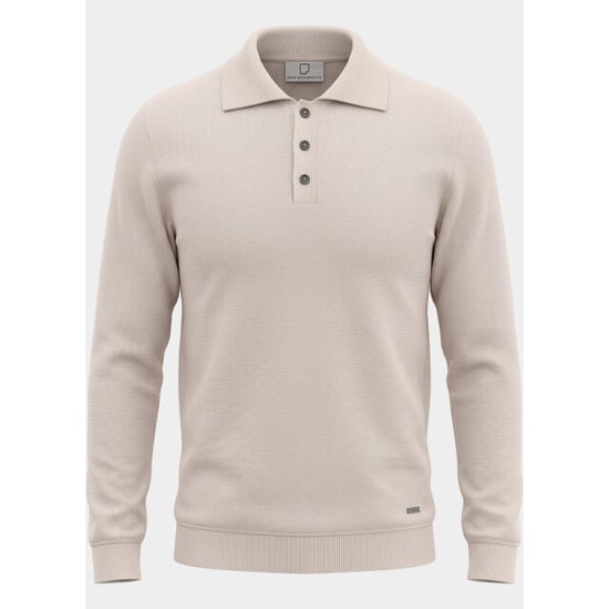 Born with Appetite Polo lange mouwen heren bryce polo pullover bwa26305br60/1002 - Image 4