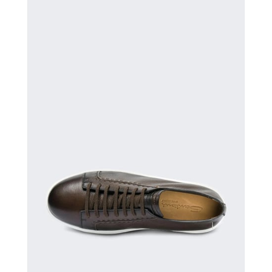 Santoni Heren sneaker in leer - Image 2