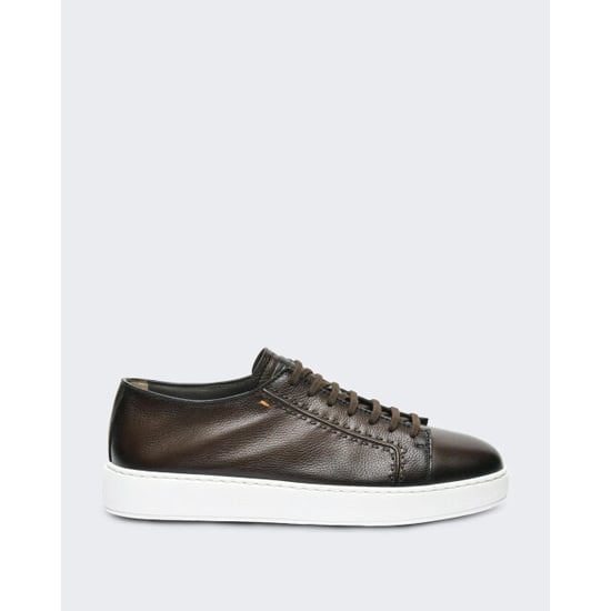 Santoni Heren sneaker in leer - Image 6