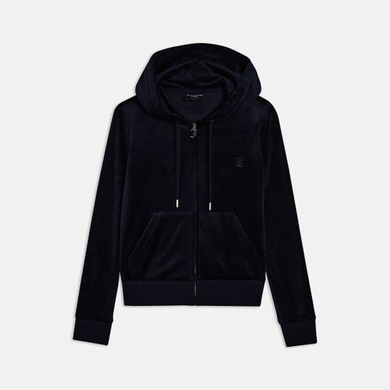 Juicy Couture Robertson Klassisk Jacka Polyester Dam Blå Huva Tröja - Image 2