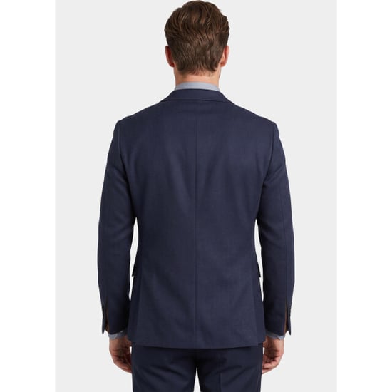 Bos Bright Blue Scotland blue colbert lommer jacket with inlay drop spe263037lo91sb/4001 - Image 3