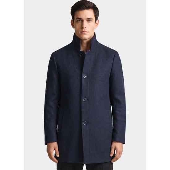 Bos Bright Blue Scotland blue wollen jas quinsy coat spe26301qu83sb/4001 - Image 1