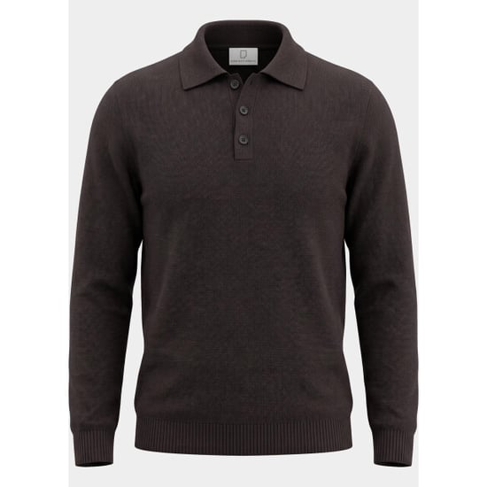 Born with Appetite Polo lange mouwen heren bryce polo pullover bwa26305br60/2003 - Image 3