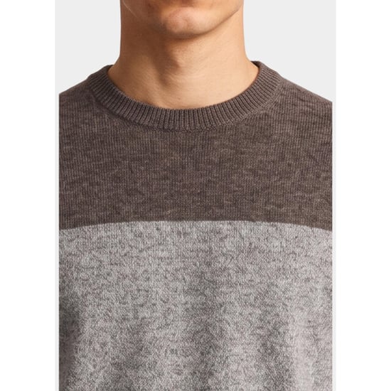 Bos Bright Blue Scotland blue pullover heren jeremy r-neck pullover spe26305je24sb/2501 - Image 4