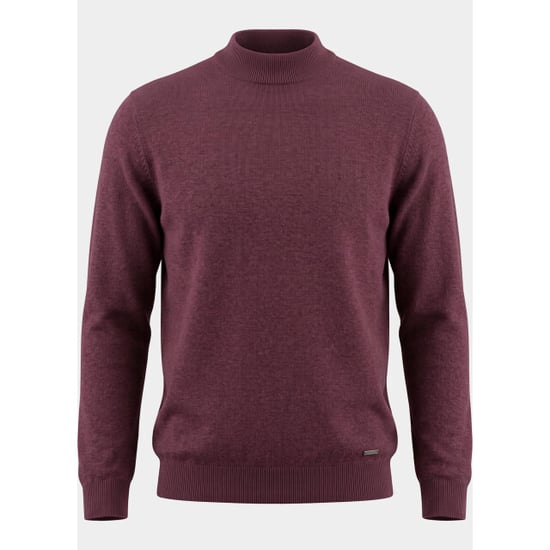 Bos Bright Blue Scotland blue coltrui heren tex mockneck pull spe00005te06sb/6004 - Image 5