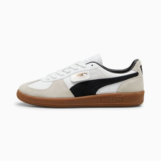 Puma Palermo Läder Vita/Svarta Sneakers - Image 3