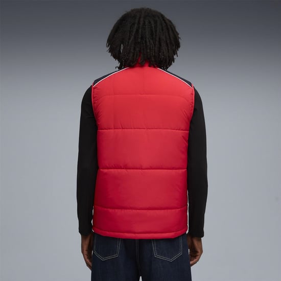 Men's Puma Ferrari Mt7 Padded Gilet in Rosso Corsa - Image 4