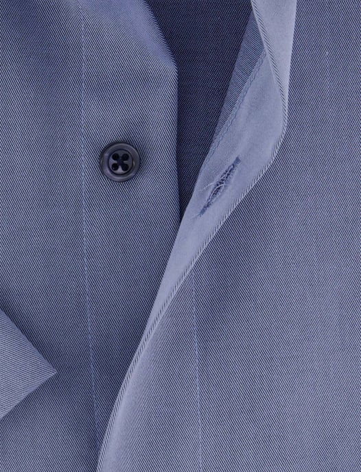Strijkvrij overhemd Venti comfort fit blauw met borstzak - Image 4