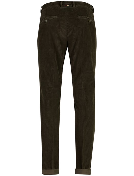 Broek Mason's Torino bruin chino flatfront - Image 3