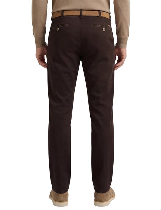 Meyer Bonn pantalon katoen donkerbruin - Image 2