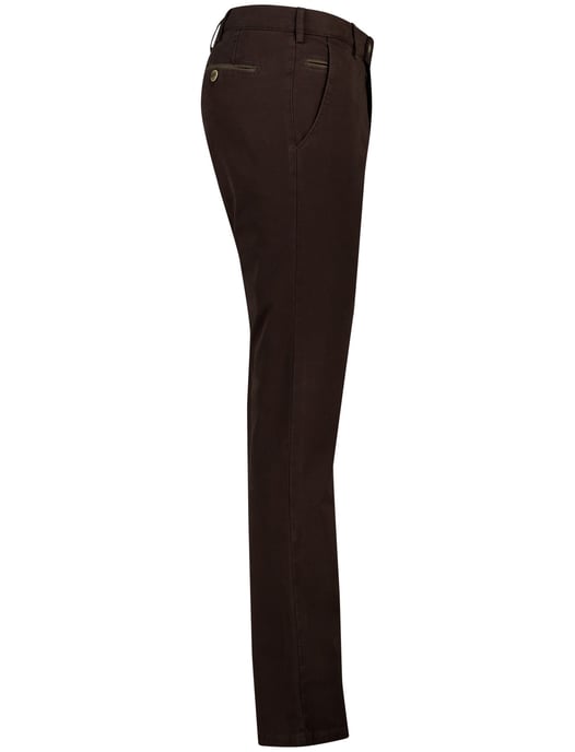 Meyer Bonn pantalon katoen donkerbruin - Image 3