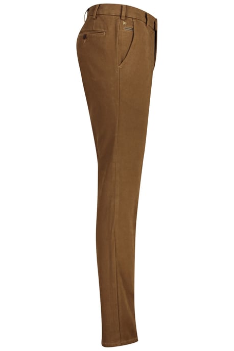 Meyer broek flatfront Bonn bruin met rits+ knoop - Image 3