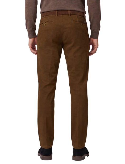 Meyer Bonn pantalon bruin effen normale fit - Image 2