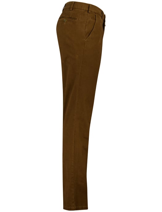 Meyer Bonn pantalon bruin effen normale fit - Image 3