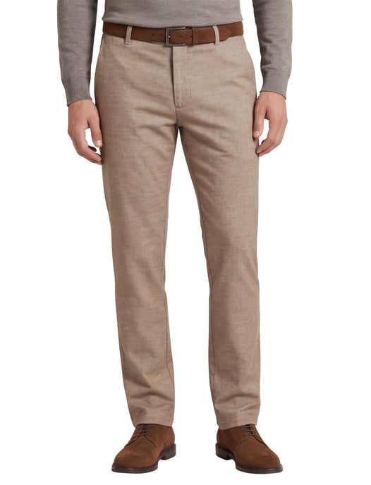 Meyer Bonn pantalon katoen beige - Image 1