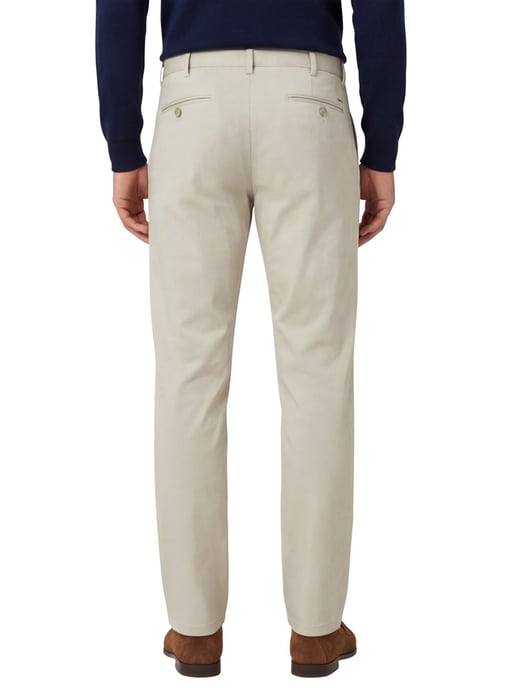 katoenen broek Meyer Bonn creme effen - Image 2