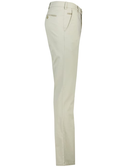 katoenen broek Meyer Bonn creme effen - Image 3