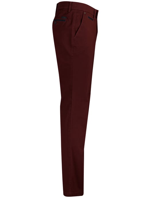Broeken Gardeur Benny bordeaux flatfront - Image 2