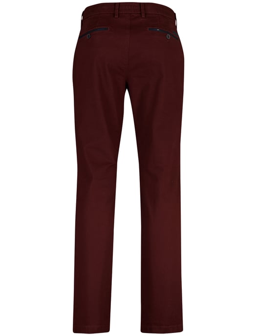 Broeken Gardeur Benny bordeaux flatfront - Image 3