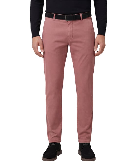 5-pocket Meyer broek New York rood effen katoen - Image 1