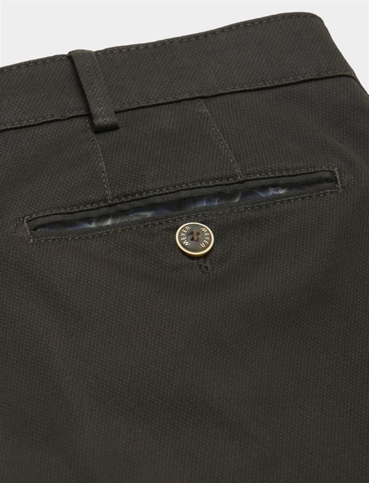 bruine Meyer Bonn chino katoen 2-way-stretch broek - Image 3