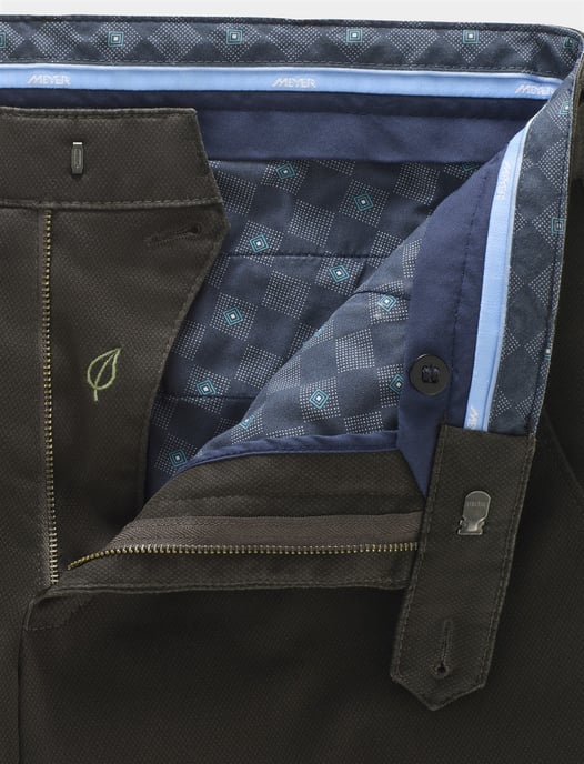 bruine Meyer Bonn chino katoen 2-way-stretch broek - Image 4