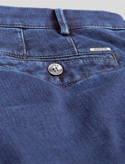 Broek Meyer Chicago blauw spijker - Image 3