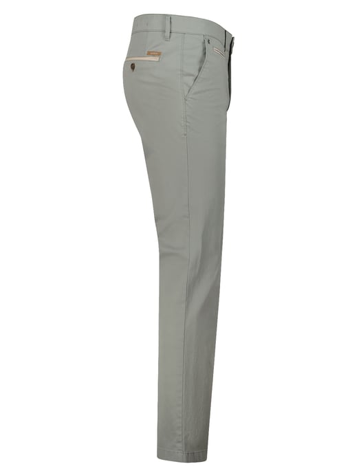 katoenen broek Gardeur Benny groen - Image 3