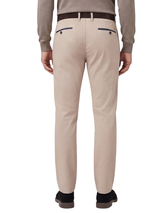 katoenen broek Gardeur Benny beige - Image 2