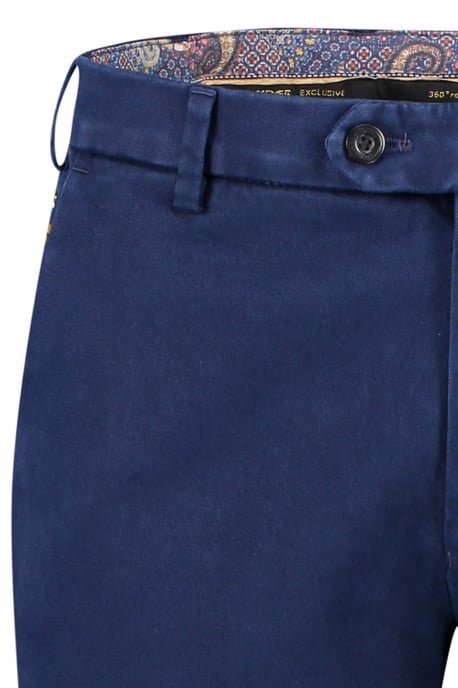 Meyer katoenen broek blauw effen Bonn - Image 4