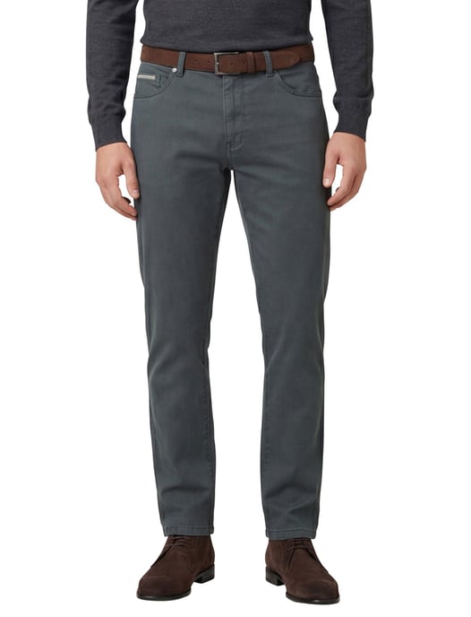 Meyer Dublin Pantalon blauw 5-pocket katoen - Image 1