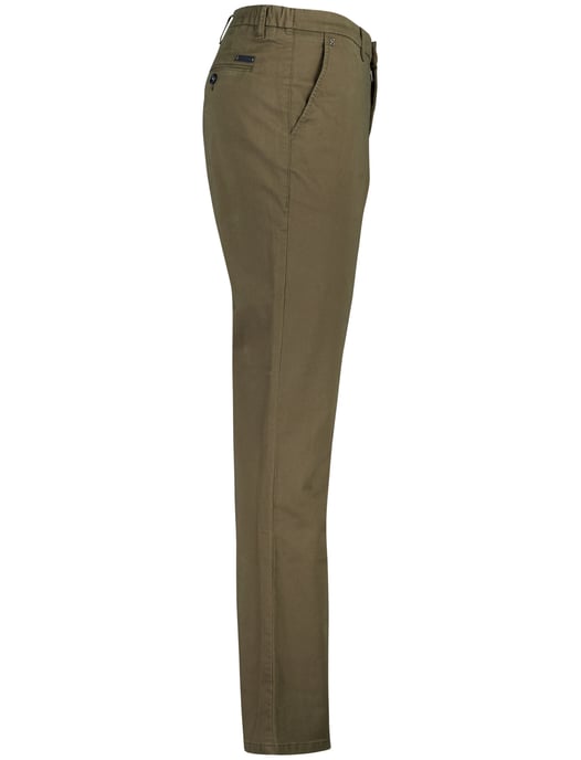 Pantalon effen groen normale fit Gardeur - Image 3