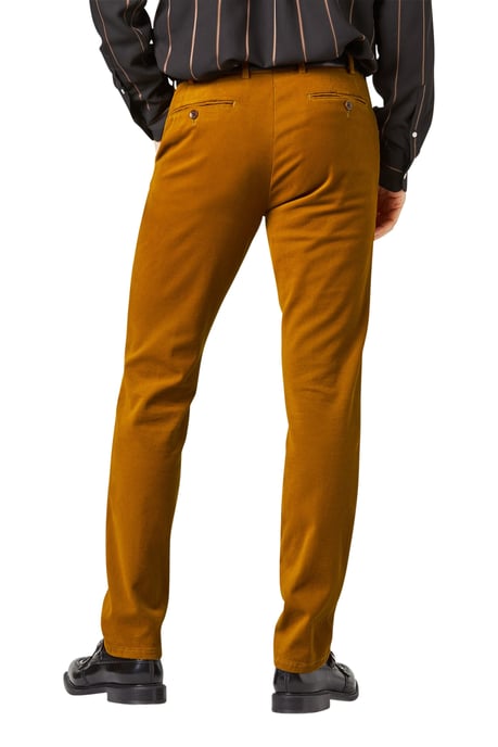 Flatfront broek Meyer Bonn oranje chino - Image 2