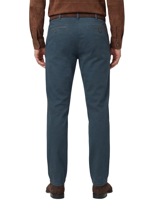 broek Meyer Chicago blauw wit effen katoen - Image 2