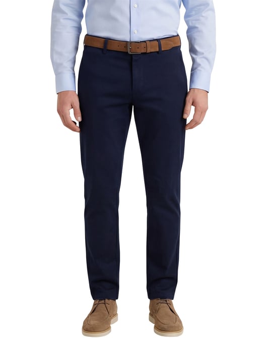 Meyer bonn donkerblauw effen pantalon normale fit - Image 1