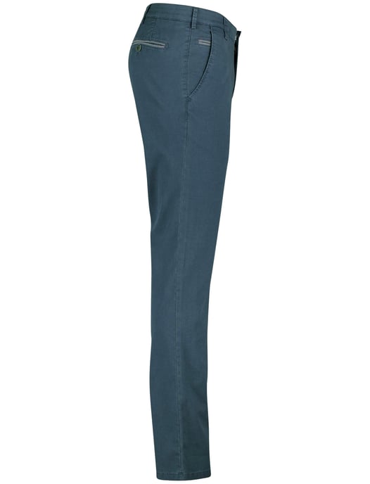 broek Meyer Chicago blauw wit effen katoen - Image 3