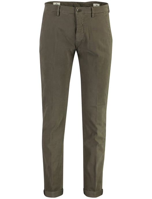 Broeken Mason's Torino antraciet flatfront chino - Image 1