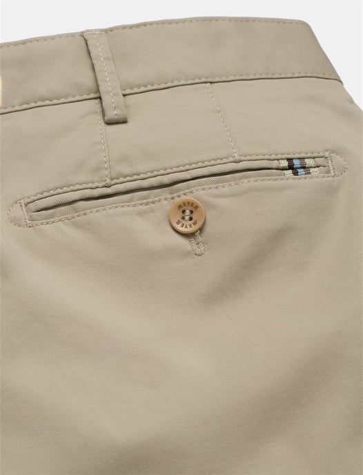 katoenen broek Meyer Bonn beige - Image 3
