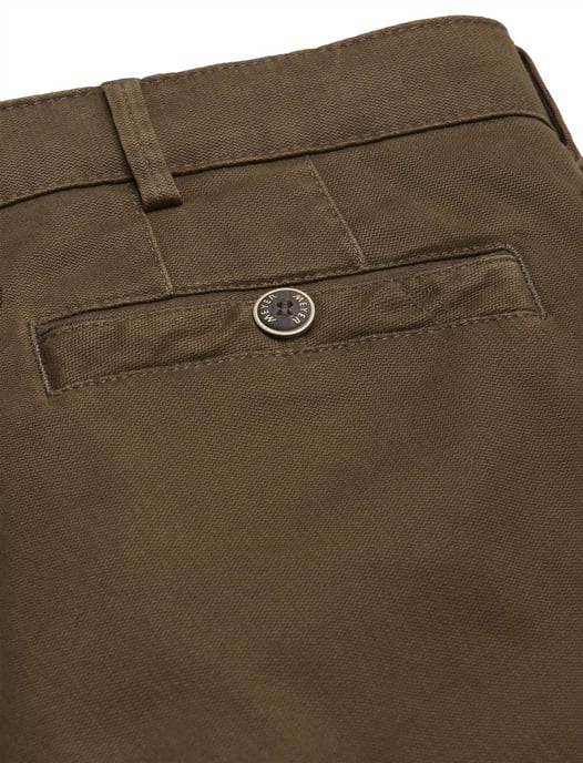 katoenen Meyer pantalon bruin effen normale fit - Image 3