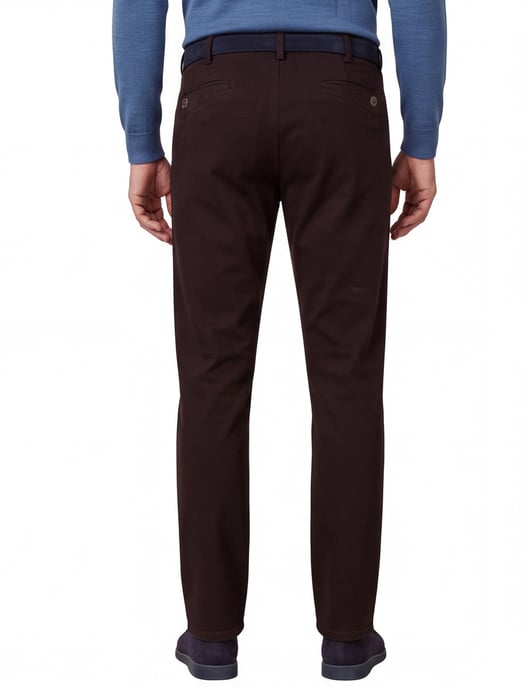 Meyer dublin 5-pocket broek bruin effen - Image 2