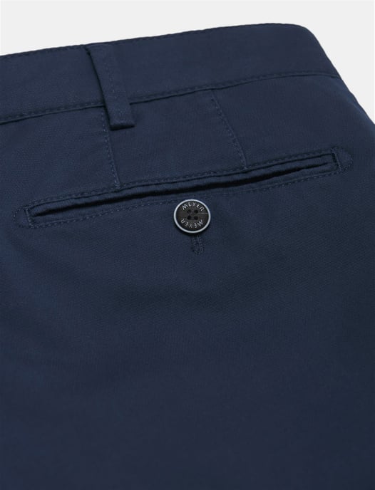 katoenen broek Meyer Bonn donkerblauw - Image 3