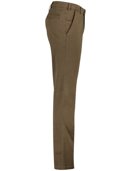 Meyer New york flatfront broek bruin katoen - Image 3