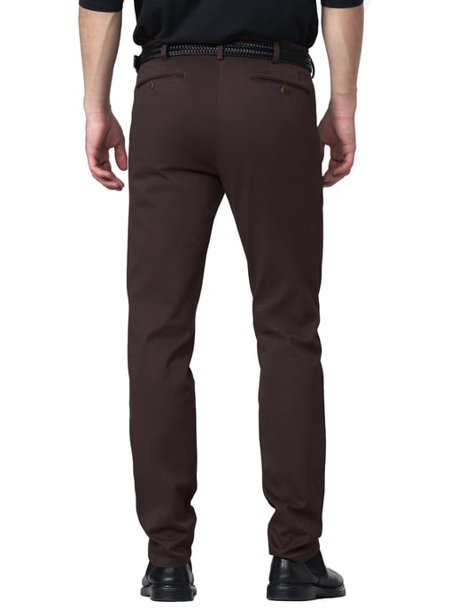 katoenen broek Meyer Bonn bruin - Image 2
