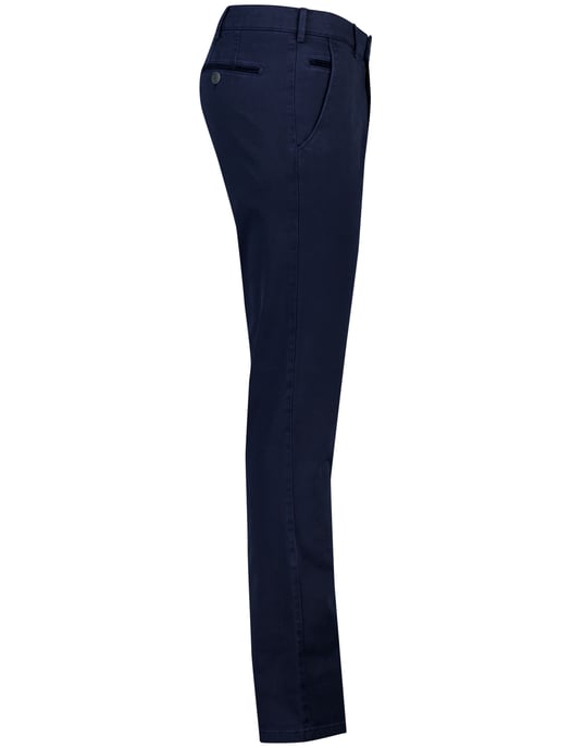 katoenen broek Meyer Bonn donkerblauw flatfront - Image 3